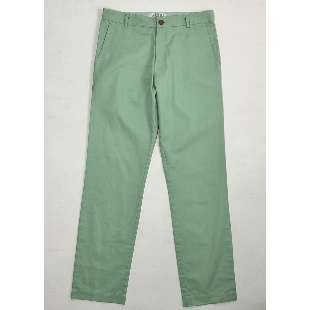 RARE Men's Sz: 30 In God We Trust Mint Green 100% Cotton Chino Resort Casual